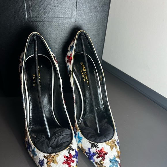 Saint Laurent Heels - Palace Star Sequined - Picture 4 of 8